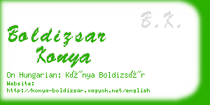 boldizsar konya business card